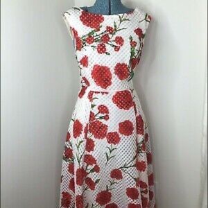 Betsy Johnson printed swing dress